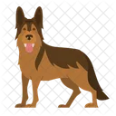 Pastor Aleman Perro Cachorro Icono