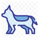 Pastor Aleman Perro Mascota Icono