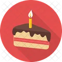 Pastry Birthday Cake Icon