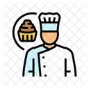 Pastry Chef Restaurant Icon