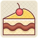 Pastry Cake Slice Dessert Icon