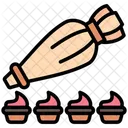 Pastry Bag Piping Bag Bakery Icon