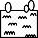 목초지 들판 풍경 아이콘