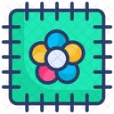Cloth Fabric Patch Icon