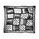 Patch Quilt Stoff Handarbeit Symbol