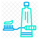 Pate Pinceau Dentifrice Icône