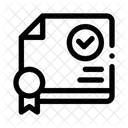 Patent Document Approval Stamp Patent Invention Icon