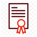 Patent Certificate Diploma Icon