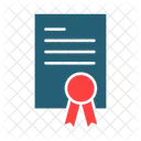 Patent Certificate Diploma Icon