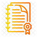 Patent Certificate Contract Icon