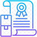 Patent Certificate Trademark Icon