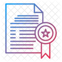 Certificate Diploma Degree Icon
