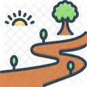 Path Pathway Route Icon