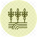 Path Through Crops Path Crops Icon