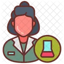 Pathologist Researcher Chemist Icon
