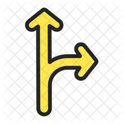 Paths Arrow  Icon