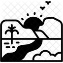 경로 풍경 자연 아이콘