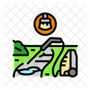 Pathway Cleaning Garden Icon