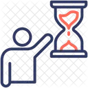 Patience Hourglass People Icon