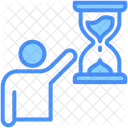 Patience Hourglass People Icon