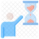 Patience Hourglass People Icon