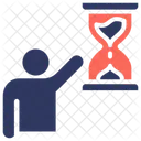Patience Hourglass People Icon