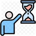 Patience Hourglass People Icon