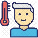 Patient Fever Testing Icon