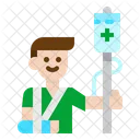 Patient Injury Healthcare Icon