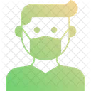 Patient Mask Boy Icon