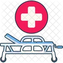 Patient Bed Wheel Icon