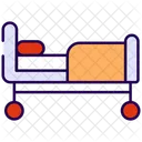 Patient Bed Hospital Bed Stretcher Icon