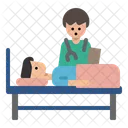 Patient Bed Patient Ward Icon