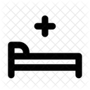 Patient Bed Medicine Health Icon