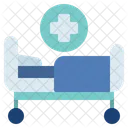 Patient Bed Hospital Bed Stretcher Icon