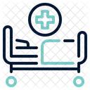 Patient Bed Hospital Bed Stretcher Icon
