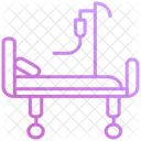 Patient Bed Hospital Bed Stretcher Icon