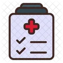 Patient Document Medical File Test Report Icon