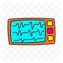 Vibrant Patient Monitor Illustration Patient Monitor Medical Icon