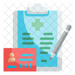 Patient Registration Icon - Download in Flat Style