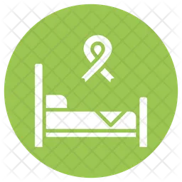 Patientenbett  Symbol