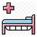 Patientenbett  Symbol