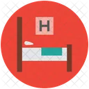 Patient Bett Krankenhaus Symbol