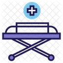 Patient Bahre Krankenhaus Symbol