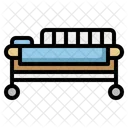 Patientenbett Krankentrage Patient Symbol