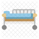 Patientenbett Krankentrage Patient Symbol