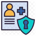 Daten Sicherheit Patient Symbol