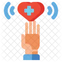 Patientenreichweite Reichweite Patient Symbol