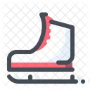 Glace Patinoire Patins Icône