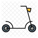 Scooter Transporte Vehiculo Icono